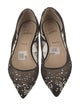 Christian Louboutin Mesh Patterned Ballet Flats