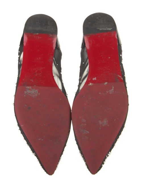 Christian Louboutin Mesh Patterned Ballet Flats