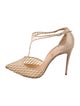 Christian Louboutin Leather T-Strap Pumps