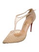 Christian Louboutin Leather T-Strap Pumps