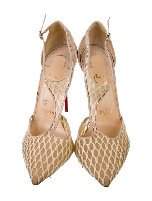 Christian Louboutin Leather T-Strap Pumps