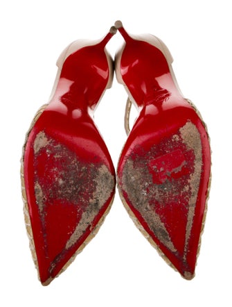 Christian Louboutin Leather T-Strap Pumps