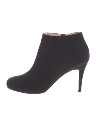 Christian Louboutin Belle 85 Veau Velours Suede Boots
