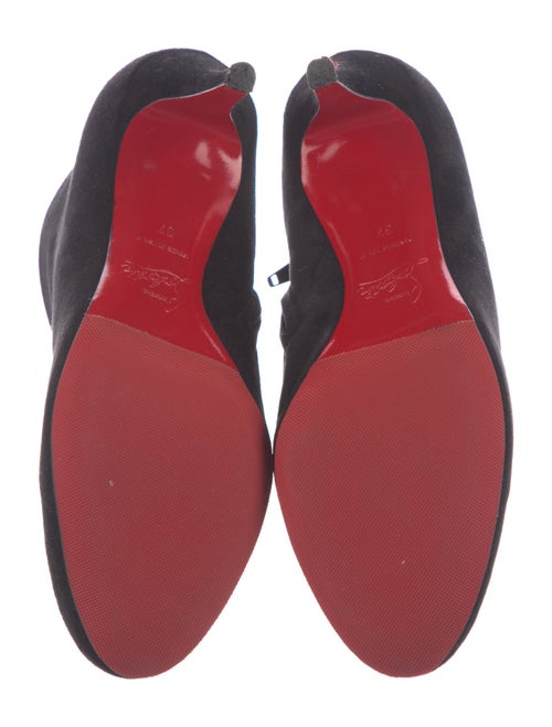 Christian Louboutin Belle 85 Veau Velours Suede Boots