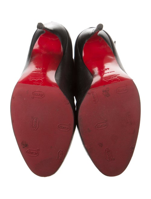 Christian Louboutin Leather Lace-Up Boots