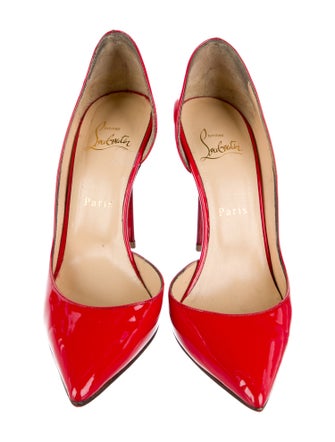 Christian Louboutin Patent Leather D'Orsay Pumps