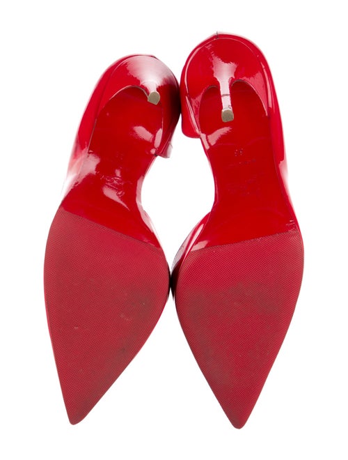Christian Louboutin Patent Leather D'Orsay Pumps