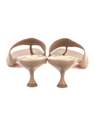 Christian Louboutin Leather Slides