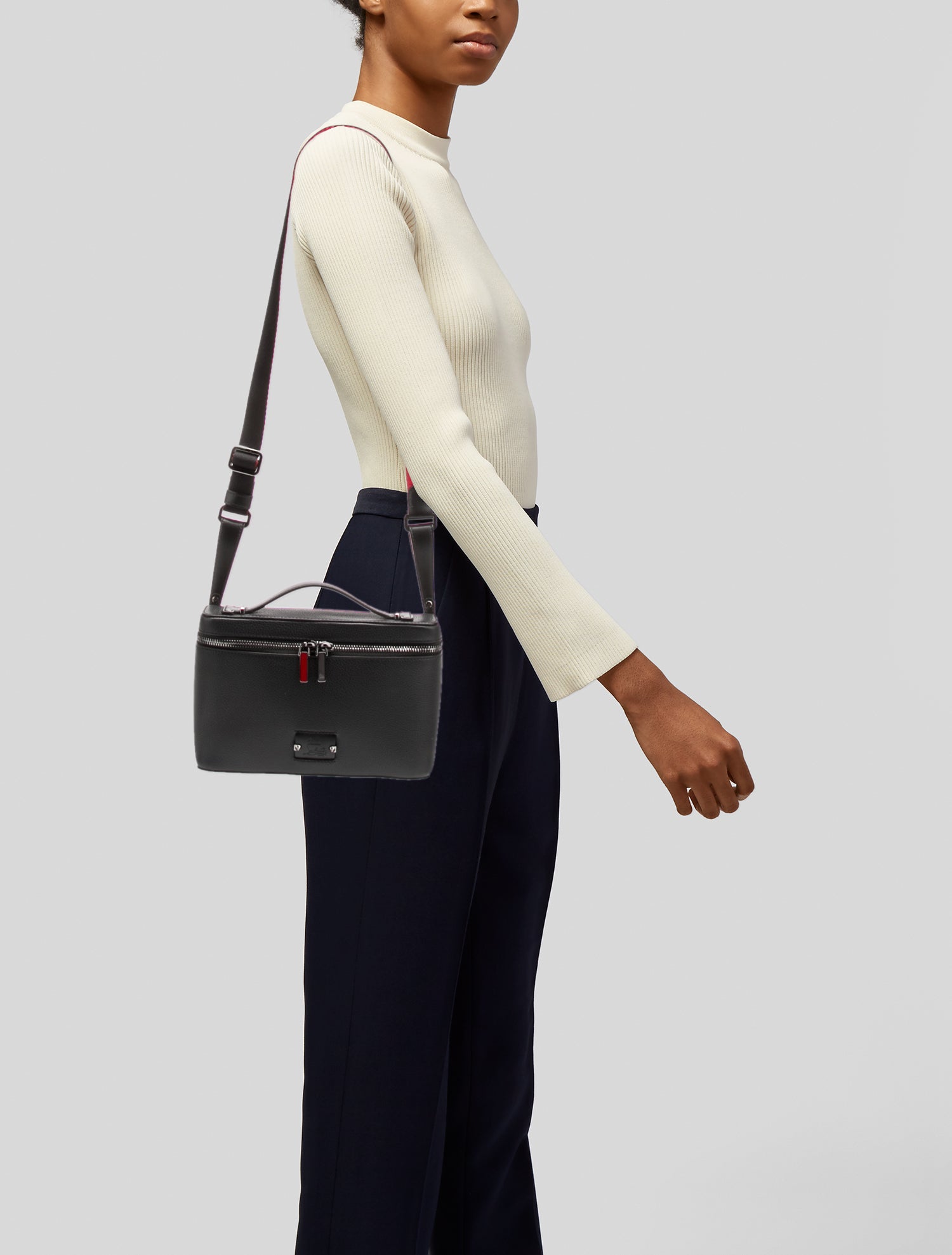 Christian Louboutin Leather Top Handle Bag