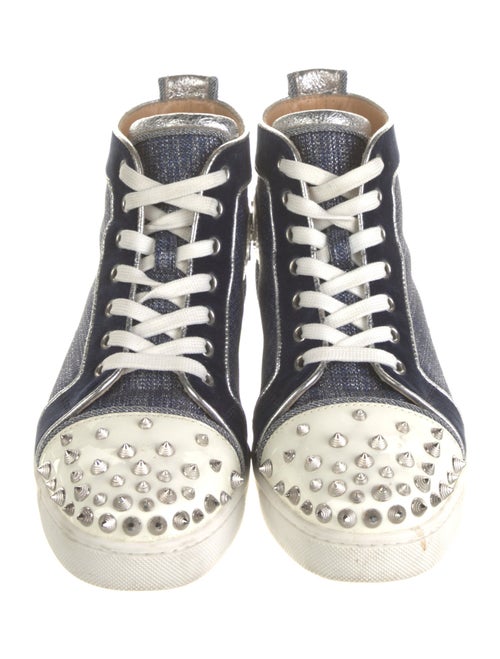 Christian Louboutin Colorblock Pattern Sneakers