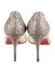 Christian Louboutin Mesh Glitter Accents Pumps