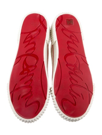 Christian Louboutin Canvas Printed Sneakers