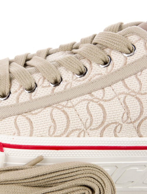 Christian Louboutin Canvas Printed Sneakers