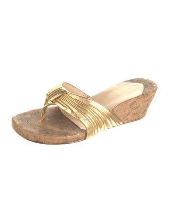 Christian Louboutin Leather Slides