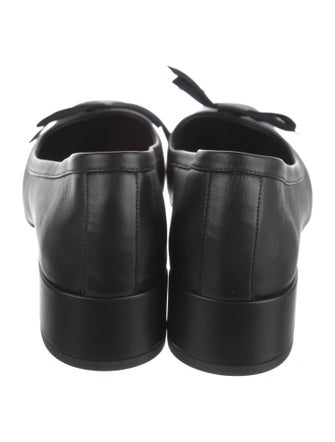 Christian Louboutin Leather Bow Accents Pumps