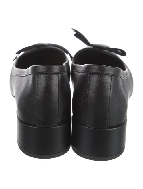 Christian Louboutin Leather Bow Accents Pumps