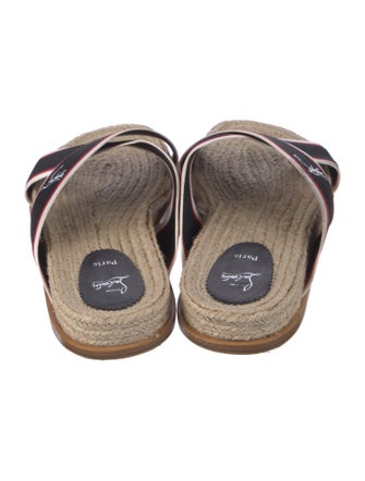 Christian Louboutin Colorblock Pattern Slides