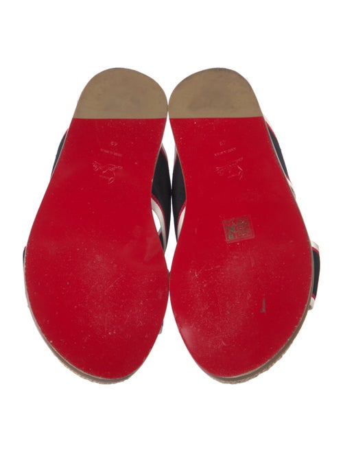 Christian Louboutin Colorblock Pattern Slides
