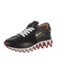 Christian Louboutin Spike Accents Leather Sneakers