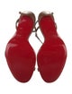 Christian Louboutin Leather Slingback Sandals