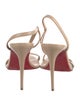 Christian Louboutin Leather Slingback Sandals