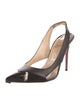 Christian Louboutin Leather Slingback Pumps