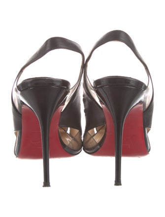Christian Louboutin Leather Slingback Pumps