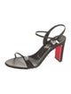 Christian Louboutin Spike Accents Leather Sandals