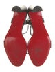 Christian Louboutin Spike Accents Leather Sandals