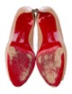 Christian Louboutin Leather Bow Accents Pumps