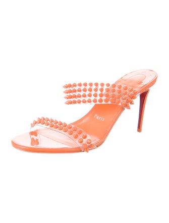 Christian Louboutin Patent Leather Slides