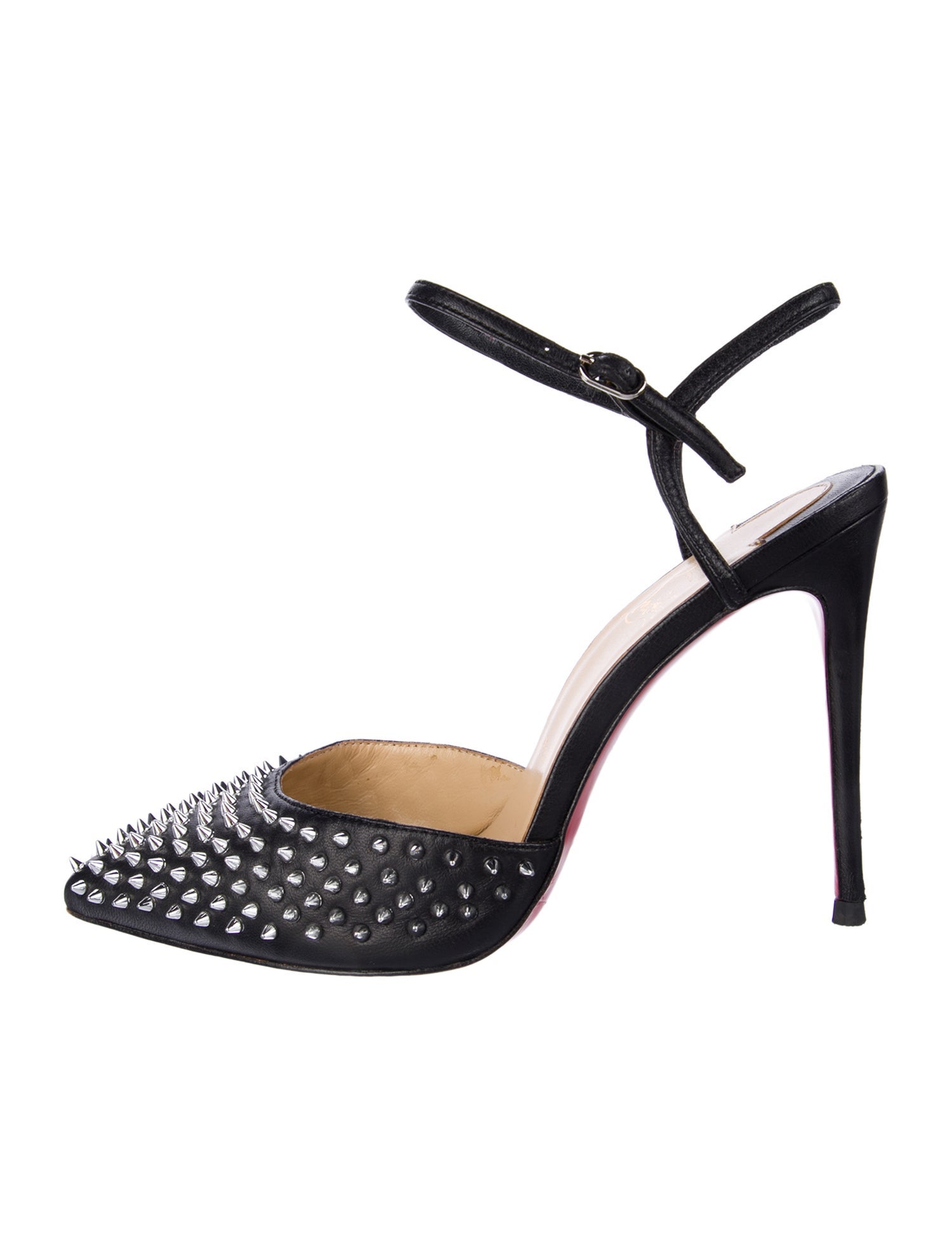 Christian Louboutin Baila Spike Accents D'Orsay Pumps