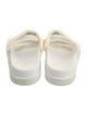 Christian Louboutin Shearling Graphic Print Slides