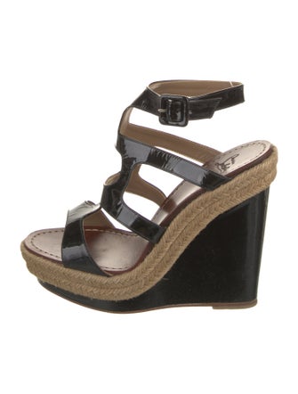Christian Louboutin Patent Leather Espadrilles