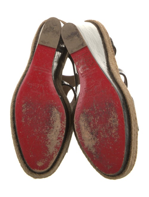 Christian Louboutin Patent Leather Espadrilles
