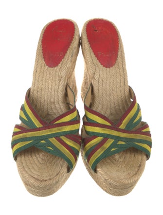 Christian Louboutin Striped Espadrilles