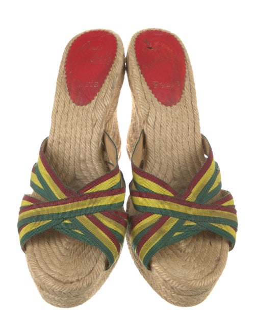 Christian Louboutin Striped Espadrilles