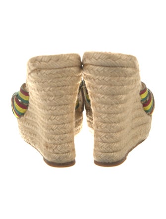 Christian Louboutin Striped Espadrilles