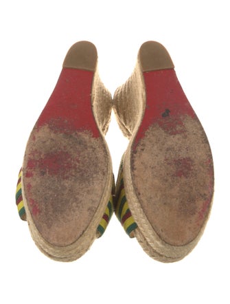 Christian Louboutin Striped Espadrilles