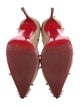 Christian Louboutin Spike Accents Leather Pumps
