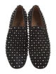 Christian Louboutin Spike Accents Suede Loafers