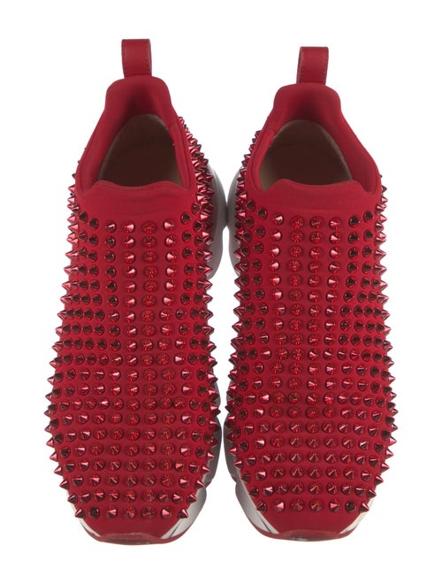Christian Louboutin Spike Accents Neoprene Chunky Sneakers
