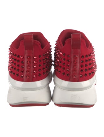 Christian Louboutin Spike Accents Neoprene Chunky Sneakers