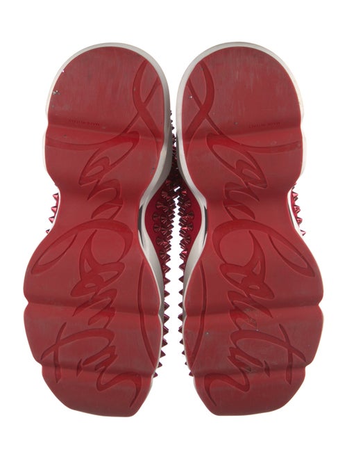 Christian Louboutin Spike Accents Neoprene Chunky Sneakers