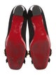 Christian Louboutin Spike Accents Suede Pumps