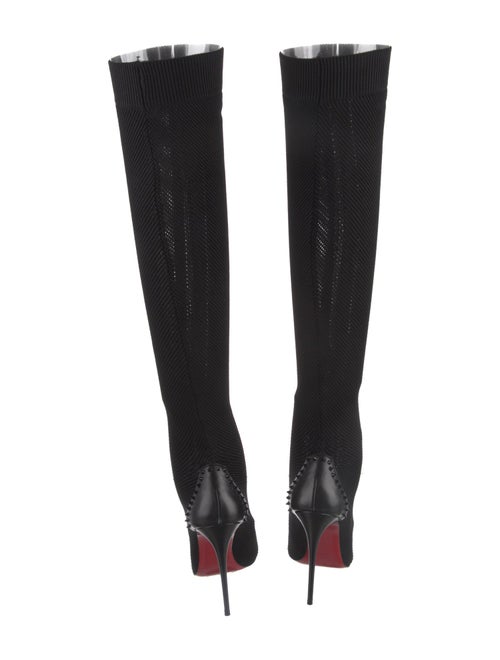 Christian Louboutin Spike Accents Studded Accents Sock Boots