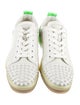 Christian Louboutin Spike Accents Leather Sneakers