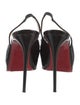 Christian Louboutin Patent Leather Slingback Pumps