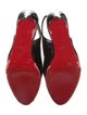 Christian Louboutin Patent Leather Slingback Pumps