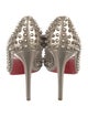 Christian Louboutin Spike Accents Leather Pumps